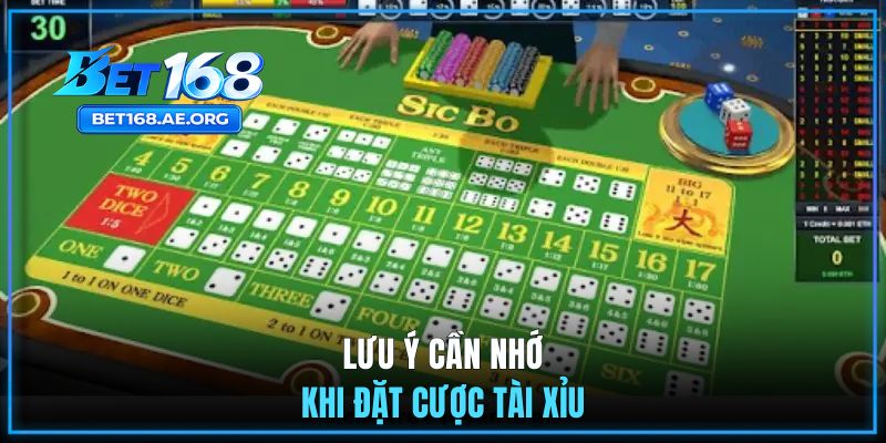 Các Dạng Cược Phổ Biến Trong Sicbo Và Cách Hiểu Tỷ Lệ 3 Lưu ý cần nhớ khi đặt cược Tài Xỉu