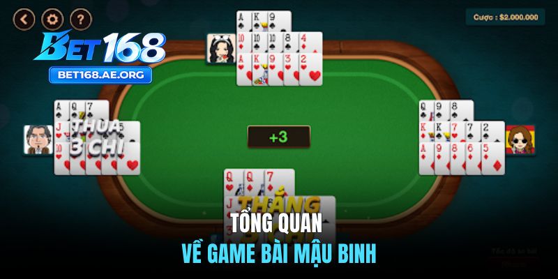 Mậu Binh BET168 | Hướng Dẫn Luật Chơi Và Kinh Nghiệm Xếp Bài 1 Tổng quan về game bài mậu binh