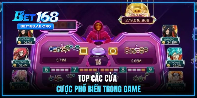 Toàn Tập Các Cửa Cược Trong Xóc Đĩa Và Cách Hiểu Chuẩn Xác 2 Top các cửa cược phổ biến trong game